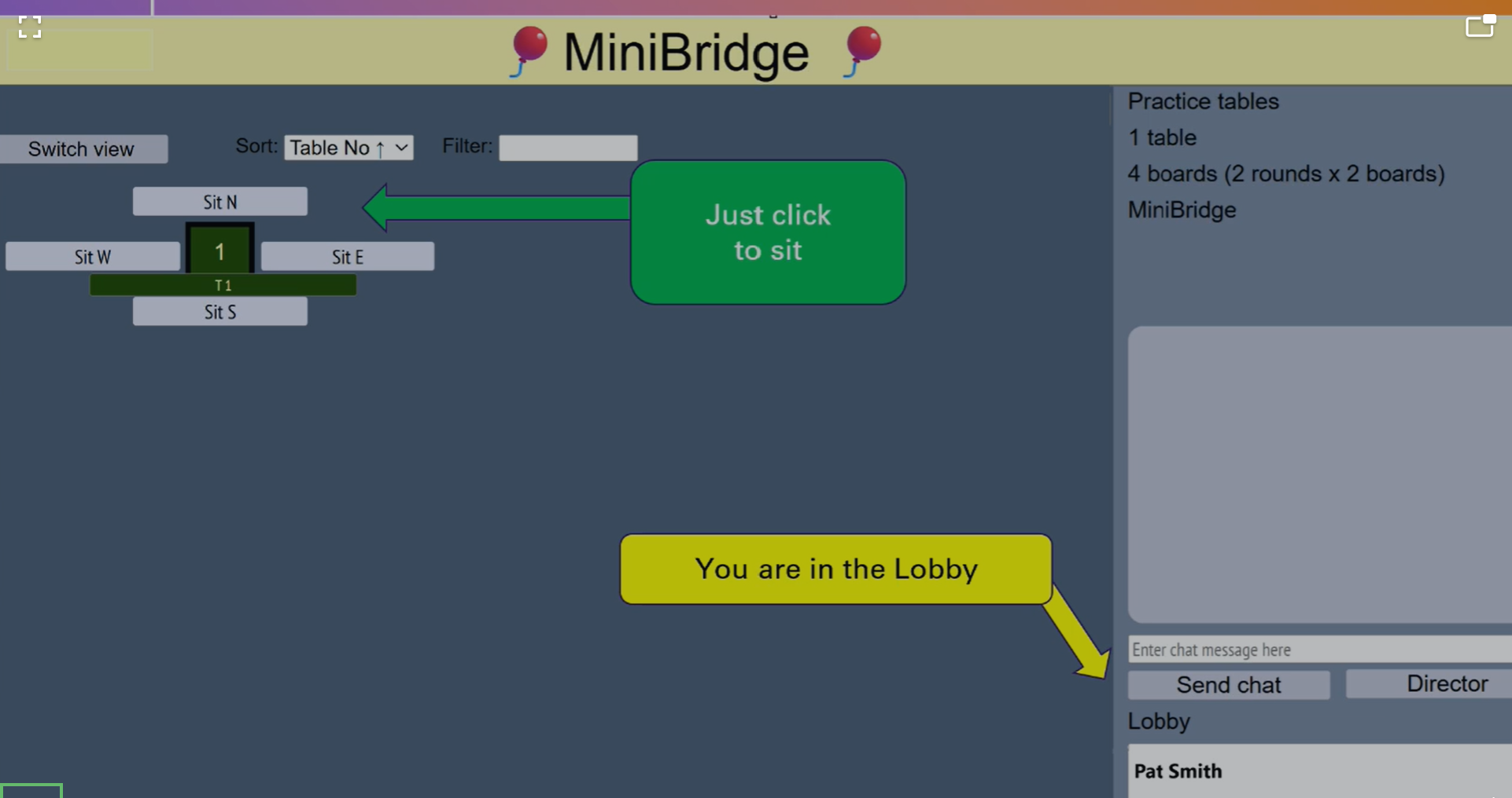 Tournament interface - Step 2